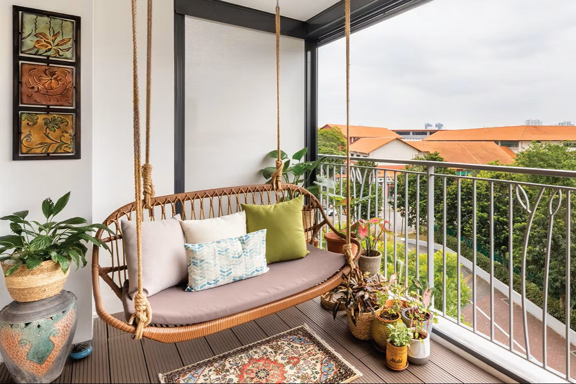 Transform Your Balcony with a Stylish Swing