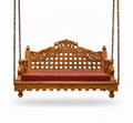 WOODEN PEACOCK CARVING SWING
