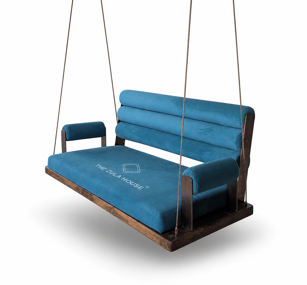 WOODEN 3 ROLLER SWING