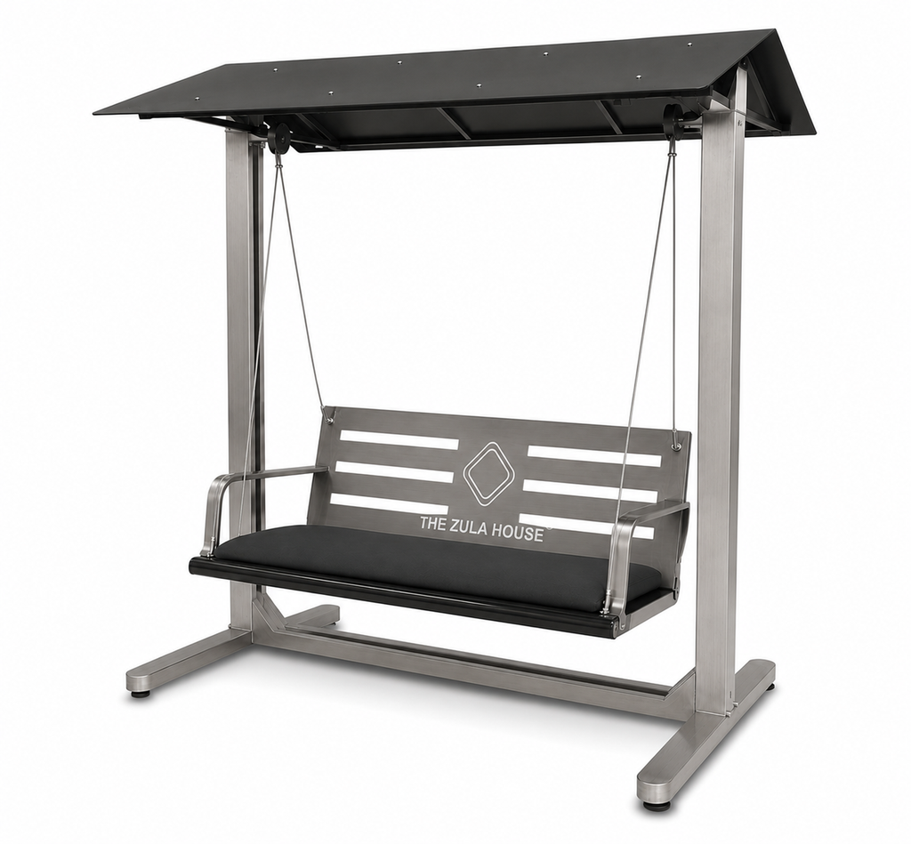 STEEL ROLLER STAND WITH SUNROOF WITH ACRYLIC MOLD SWING