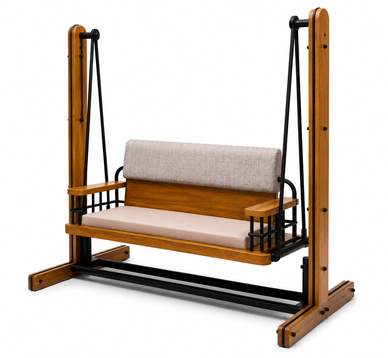MS-WOODEN PATTA STAND SWING