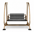 STEEL EGG PVD STAND SWING