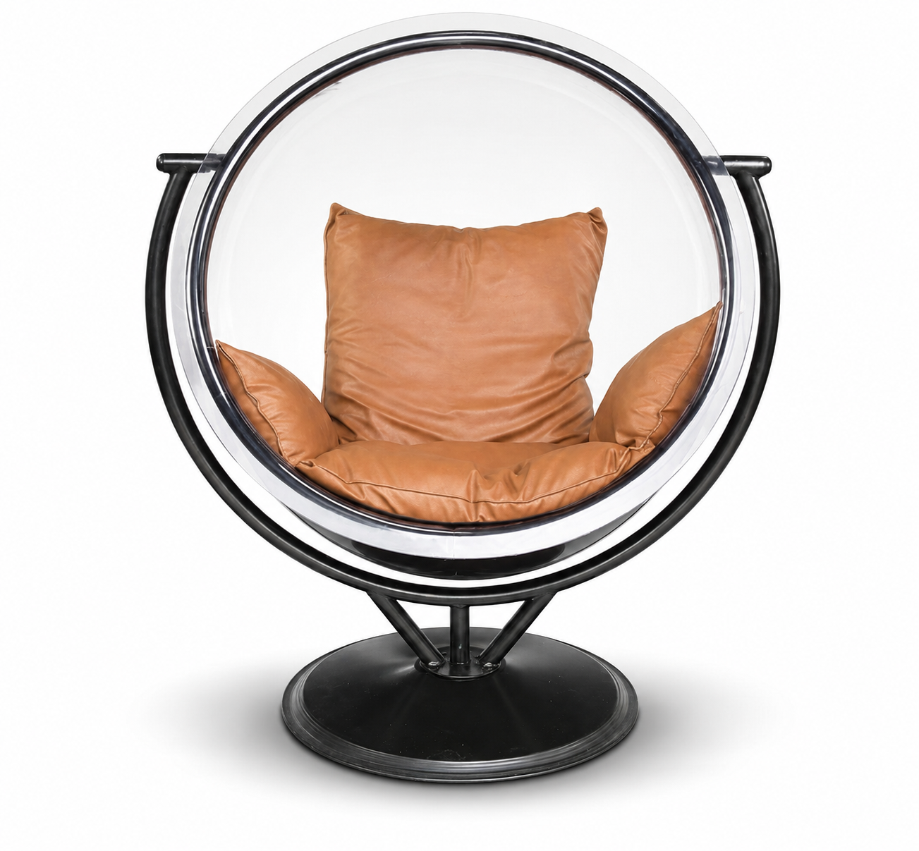 ACRYLIC BASE BUBBLE – GOLD /ROSEGOLD PVD SWING