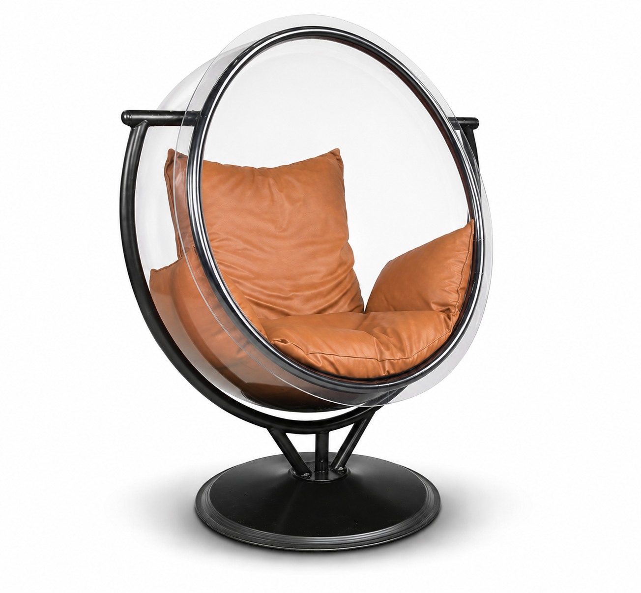 ACRYLIC BASE BUBBLE – GOLD /ROSEGOLD PVD SWING