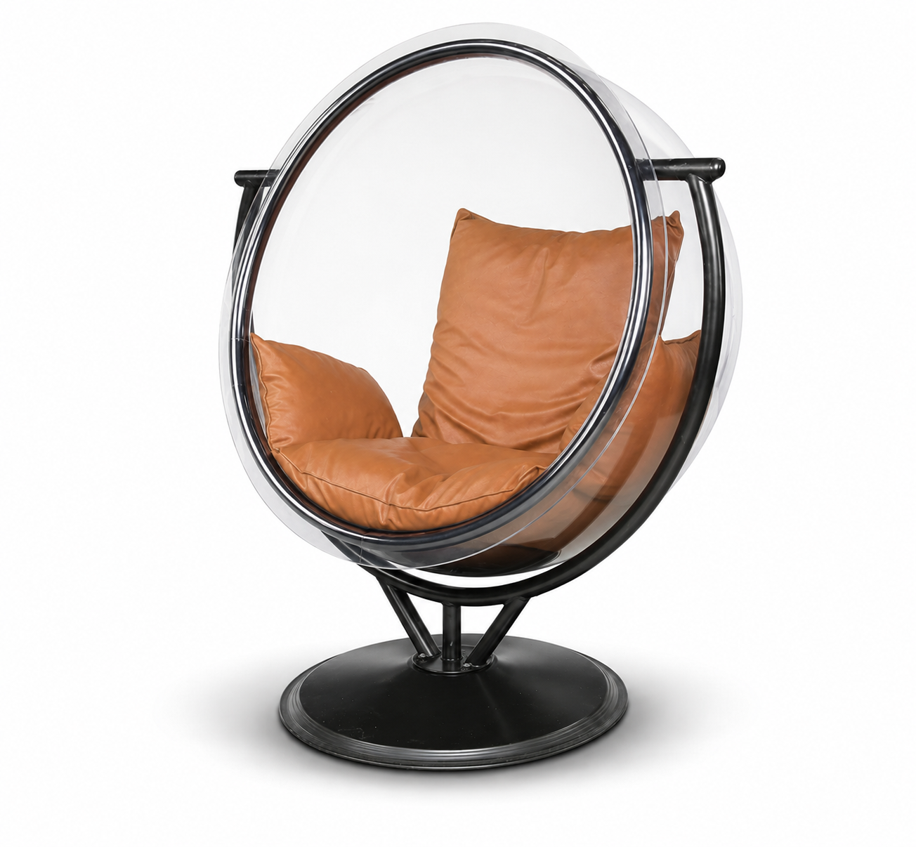 ACRYLIC BASE BUBBLE – GOLD /ROSEGOLD PVD SWING