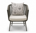 WICKER SQUARE CHAIR-TABLE