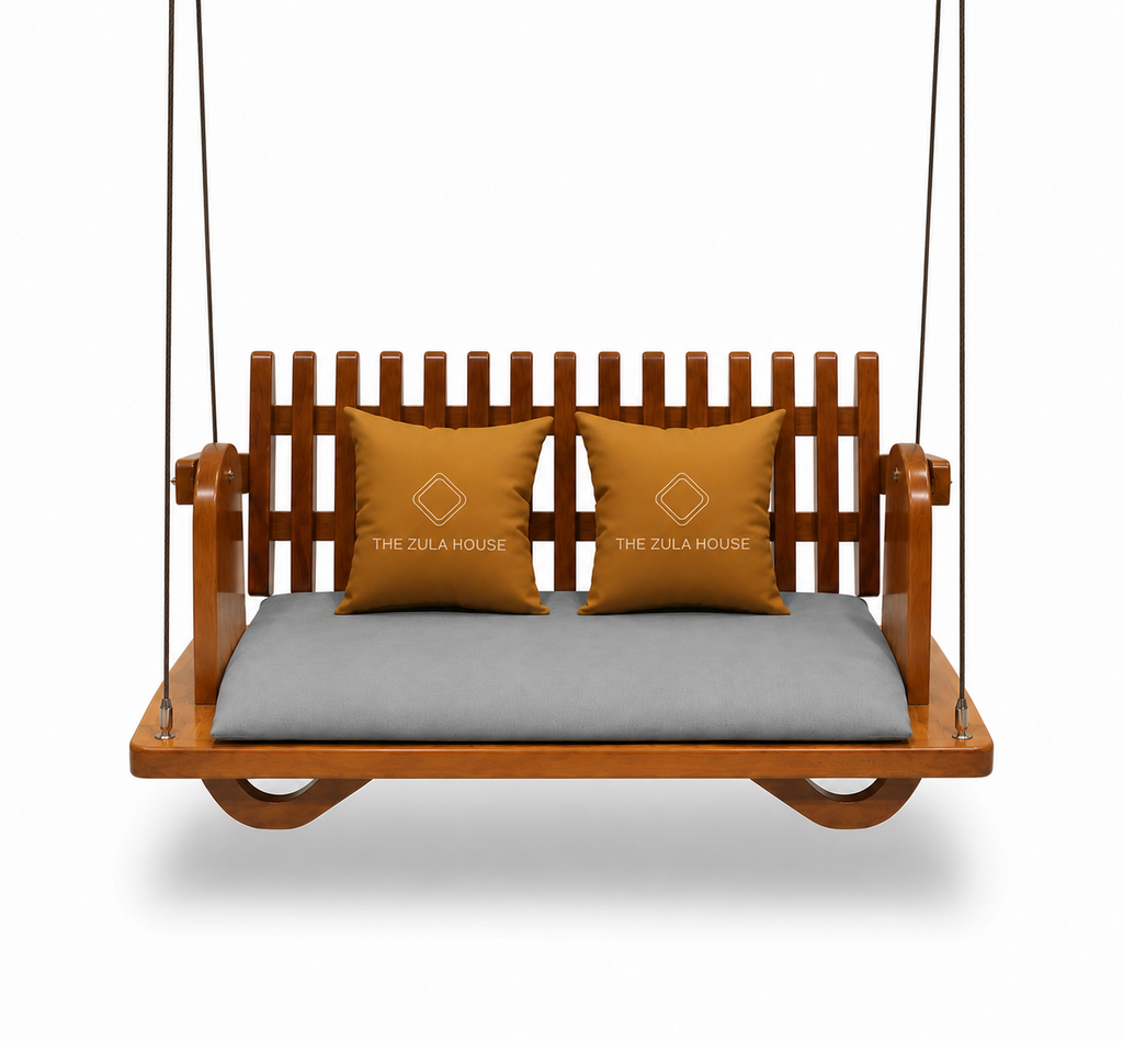 WOODEN MACHLLI PATTI REVERSIBLE SWING