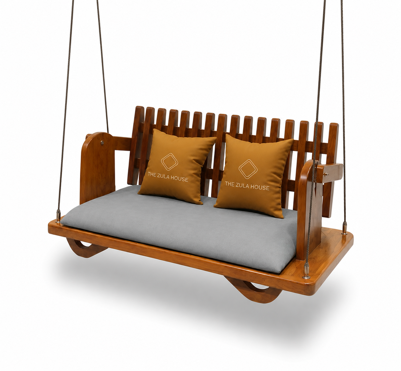 WOODEN MACHLLI PATTI REVERSIBLE SWING