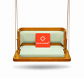 WOODEN GUTHNI GADI REVERSIBLE -MDF BACK SWING