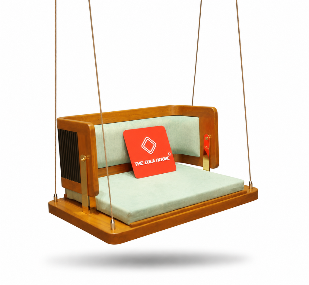 WOODEN GUTHNI GADI REVERSIBLE -MDF BACK SWING