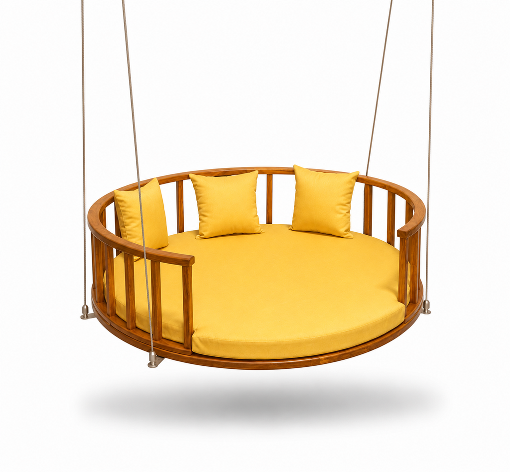 WOODEN ROUND SWING