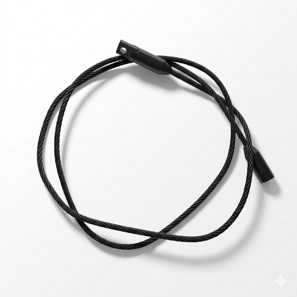 Black Powder-Coated Rope Set